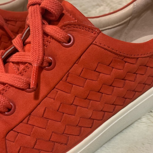 Hotter “Brooke” red leather sneakers size 11 - Picture 4 of 8